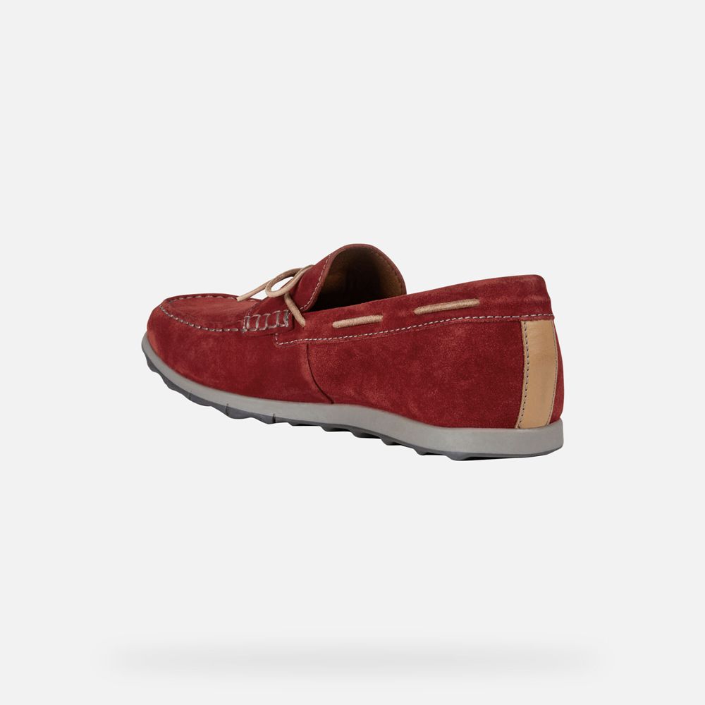 Mocassin Geox Calarossa - Rouge - Homme 214698-ZBU